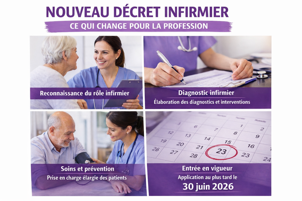 Nouveau décret infirmière
